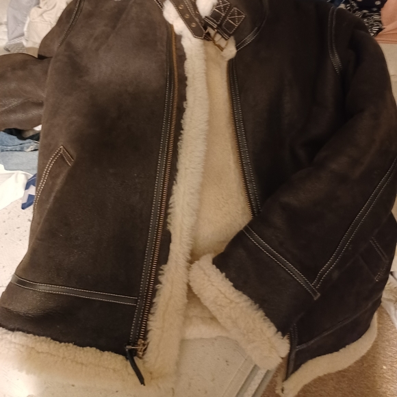 overland Jackets & Coats Overland Sheep Skin Leather With Fur Inlining And Detachable Im